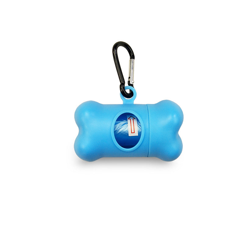 Cozy Paws Bone-Shaped Poop Bag Dispenser – Clip-On Waste Bag Holder for Walks