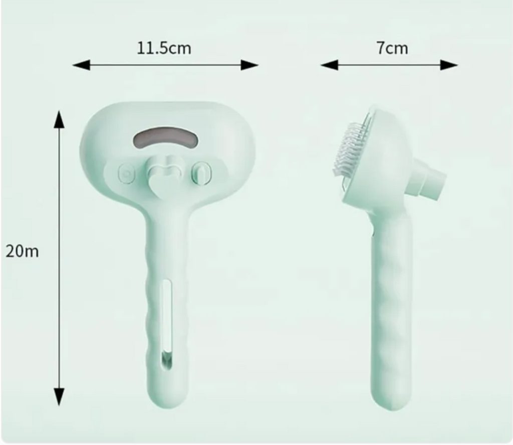 Cozy Paws 3-in-1 Self-Cleaning Steam Pet Brush