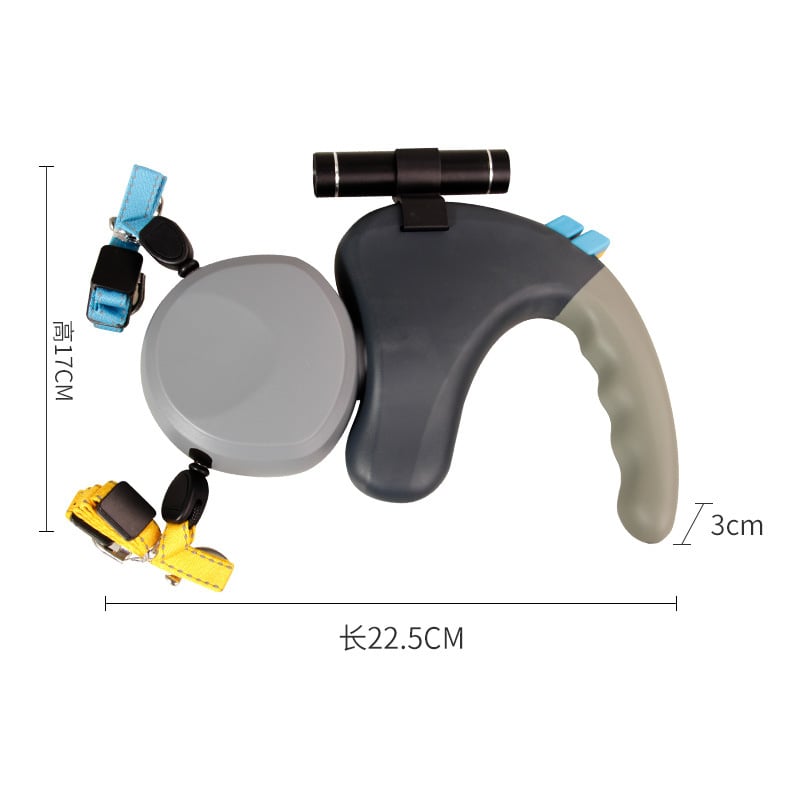 Cozy paws double dog walking leash